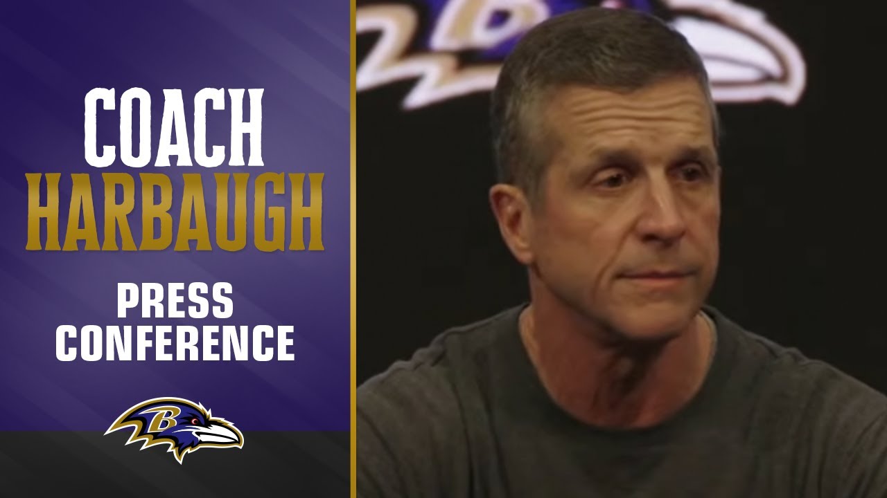 John Harbaugh on Lamar Jackson's Injury | Baltimore Ravens