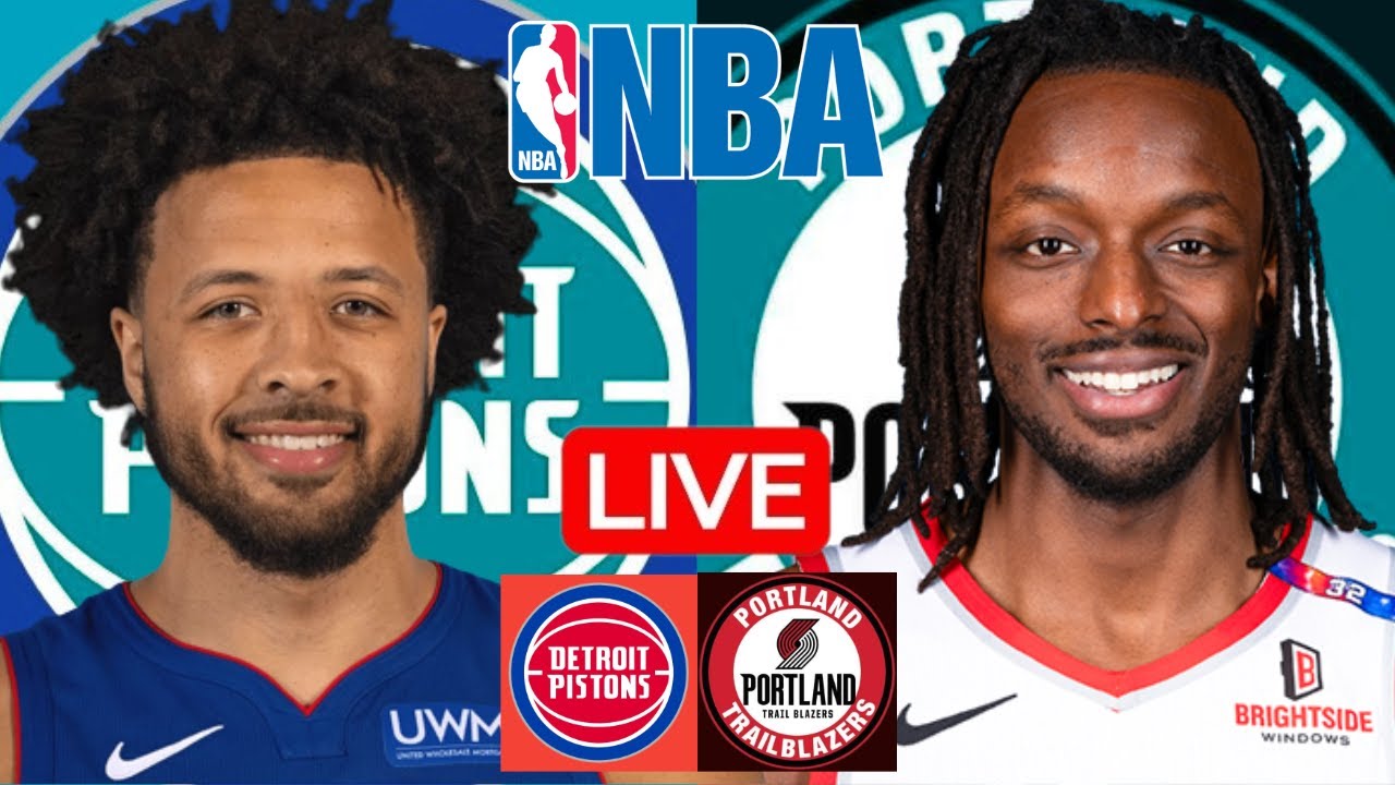 LIVE: DETROIT PISTONS vs PORTLAND TRAIL BLAZERS | NBA | PLAY BY PLAY | SCOREBOARD