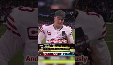 Brock Purdy giving 49ers fans an early present with that performance 🔥🎁