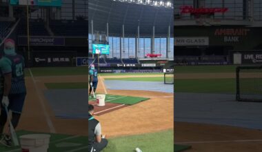 Vladimir Guerrero Jr. hits TANKS with a metal bat 🤯 We think this ball is still going ...