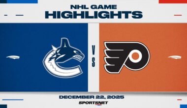 NHL Highlights | Canucks vs. Flyers - December 22, 2025