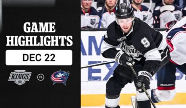 HIGHLIGHTS: Columbus Blue Jackets at LA Kings | 12.22.25