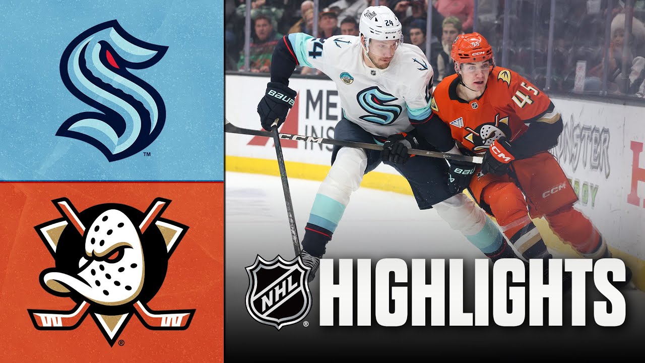 Kraken vs. Ducks | NHL Highlights | December 22, 2025