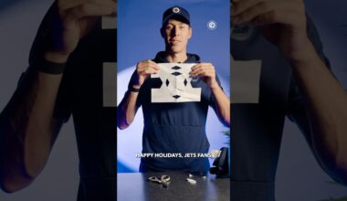 Celebrating the holidays with a paper snowflake challenge ❄️ 😂 #gojetsgo