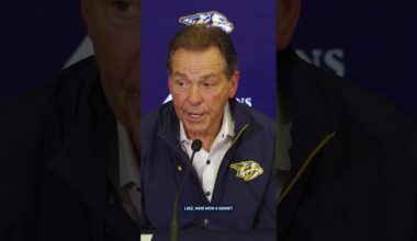 Nick Saban says the Preds have the Ms. Terry stamp of approval 🗣️🔥 #predsnhl