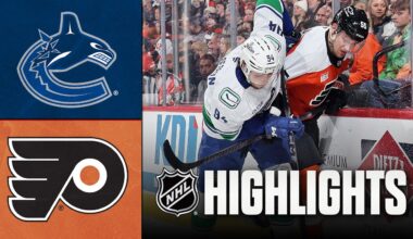 Canucks vs. Flyers | NHL Highlights | December 22, 2025