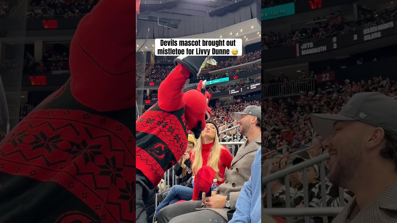 Livvy covered Paul Skenes’ eyes 🤣 (via NJDevil00/X)