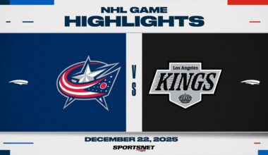 NHL Highlights | Blue Jackets vs. Kings - December 22, 2025