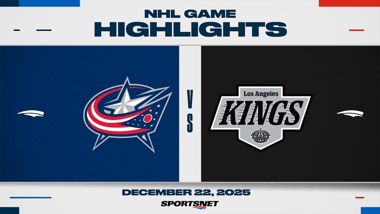 NHL Highlights | Blue Jackets vs. Kings - December 22, 2025