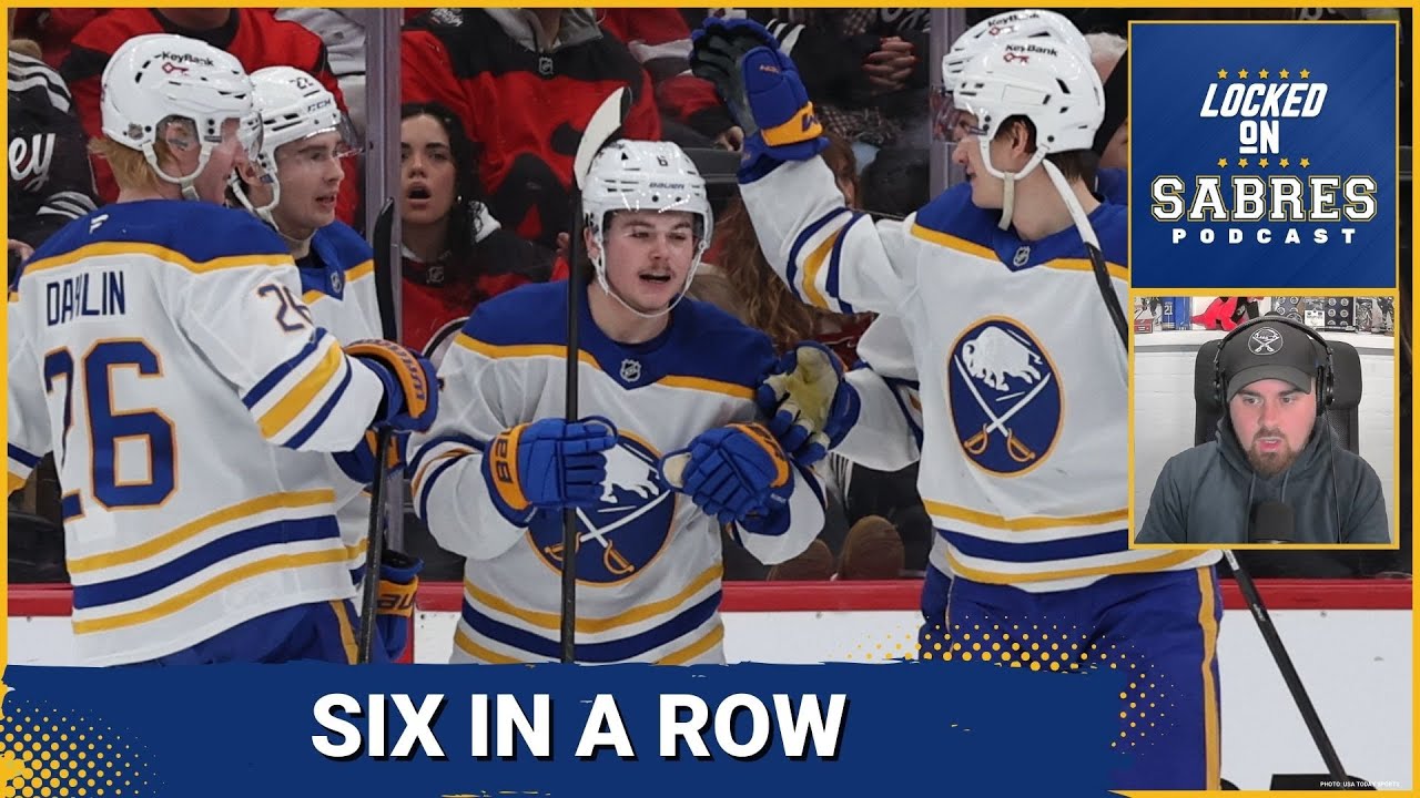 Buffalo Sabres win streak reaches six games with impressive win in New Jersey