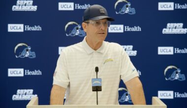 Jim Harbaugh On Victory Against Cowboys | LA Chargers