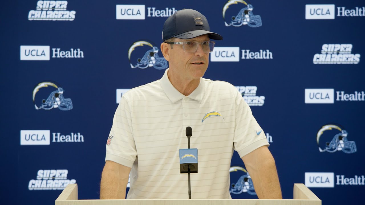 Jim Harbaugh On Victory Against Cowboys | LA Chargers