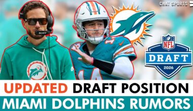 UPDATED Miami Dolphins NFL Draft Order + Dolphins Rumors After NFL Week 16 Loss