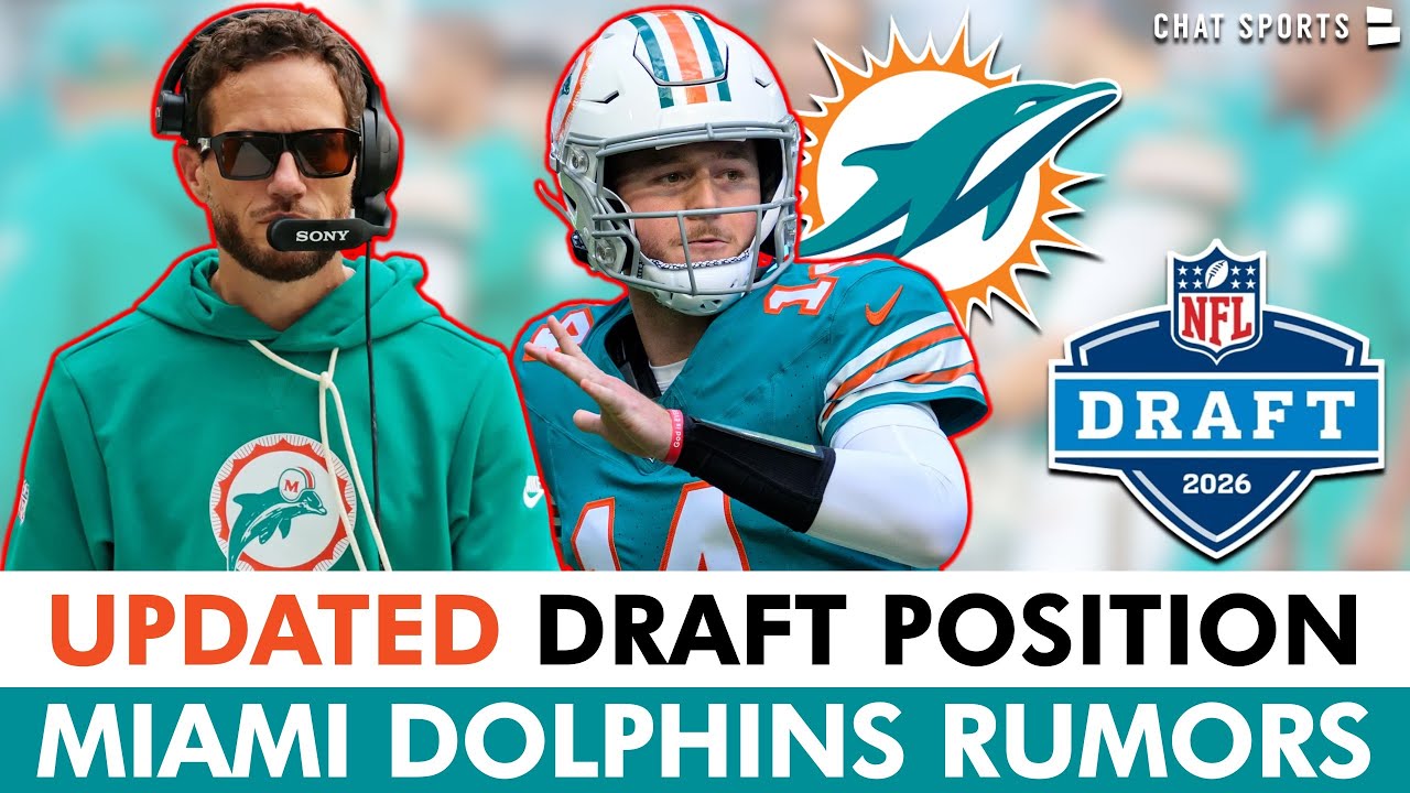 UPDATED Miami Dolphins NFL Draft Order + Dolphins Rumors After NFL Week 16 Loss