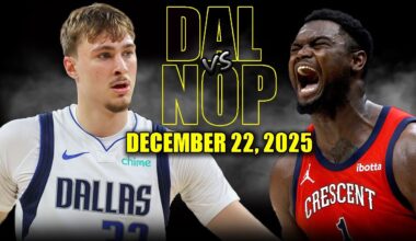 Dallas Mavericks vs New Orleans Pelicans Full Game Highlights – December 22, 2025 | NBA Season