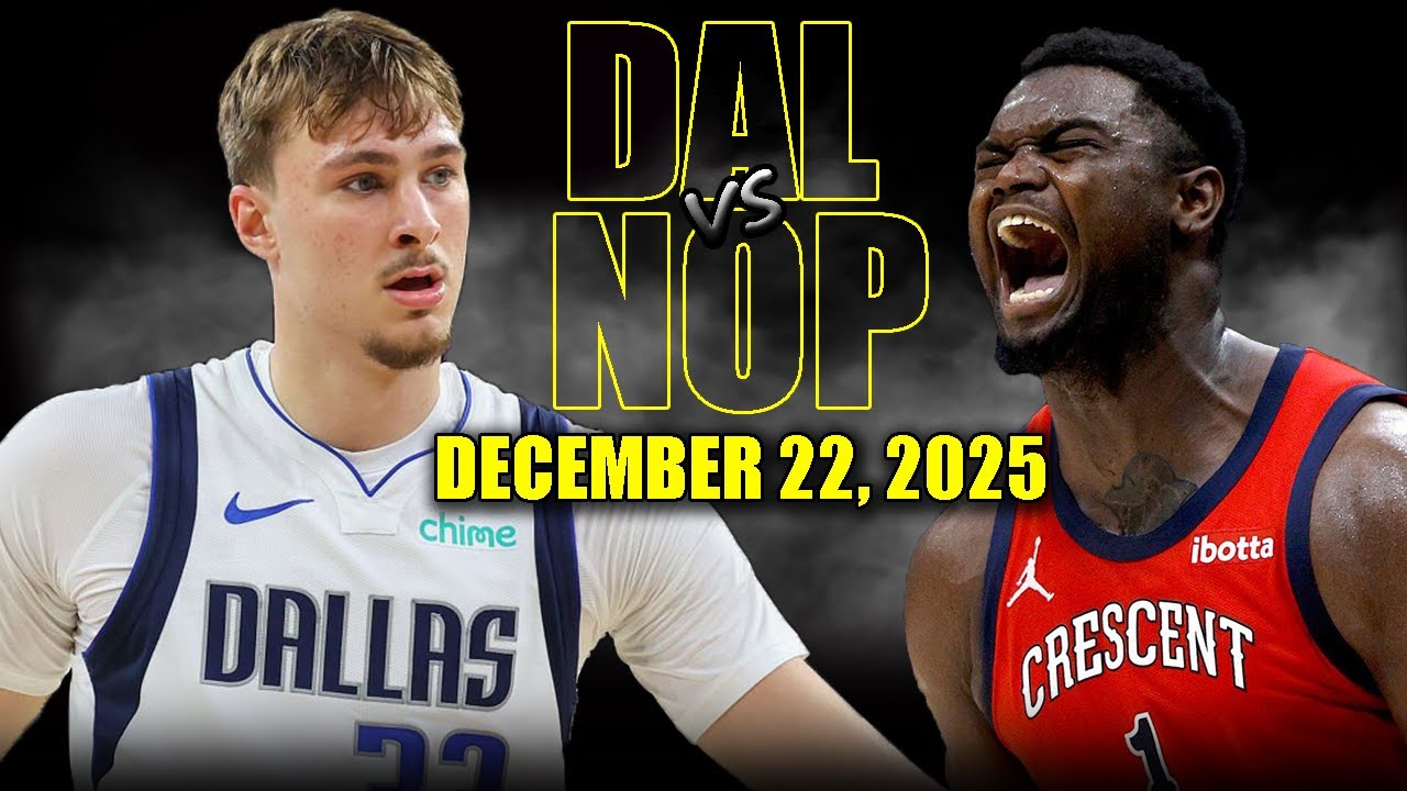 Dallas Mavericks vs New Orleans Pelicans Full Game Highlights – December 22, 2025 | NBA Season