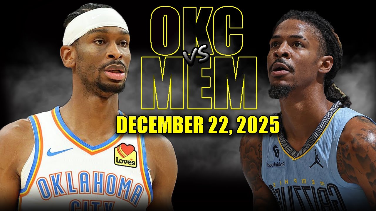 Oklahoma City Thunder vs Memphis Grizzlies Full Game Highlights – December 22, 2025 | NBA Season