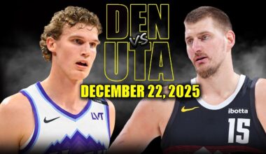 Denver Nuggets vs Utah Jazz Full Game Highlights – December 22, 2025 | NBA Season