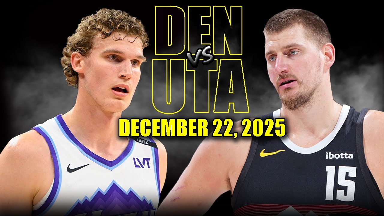 Denver Nuggets vs Utah Jazz Full Game Highlights – December 22, 2025 | NBA Season