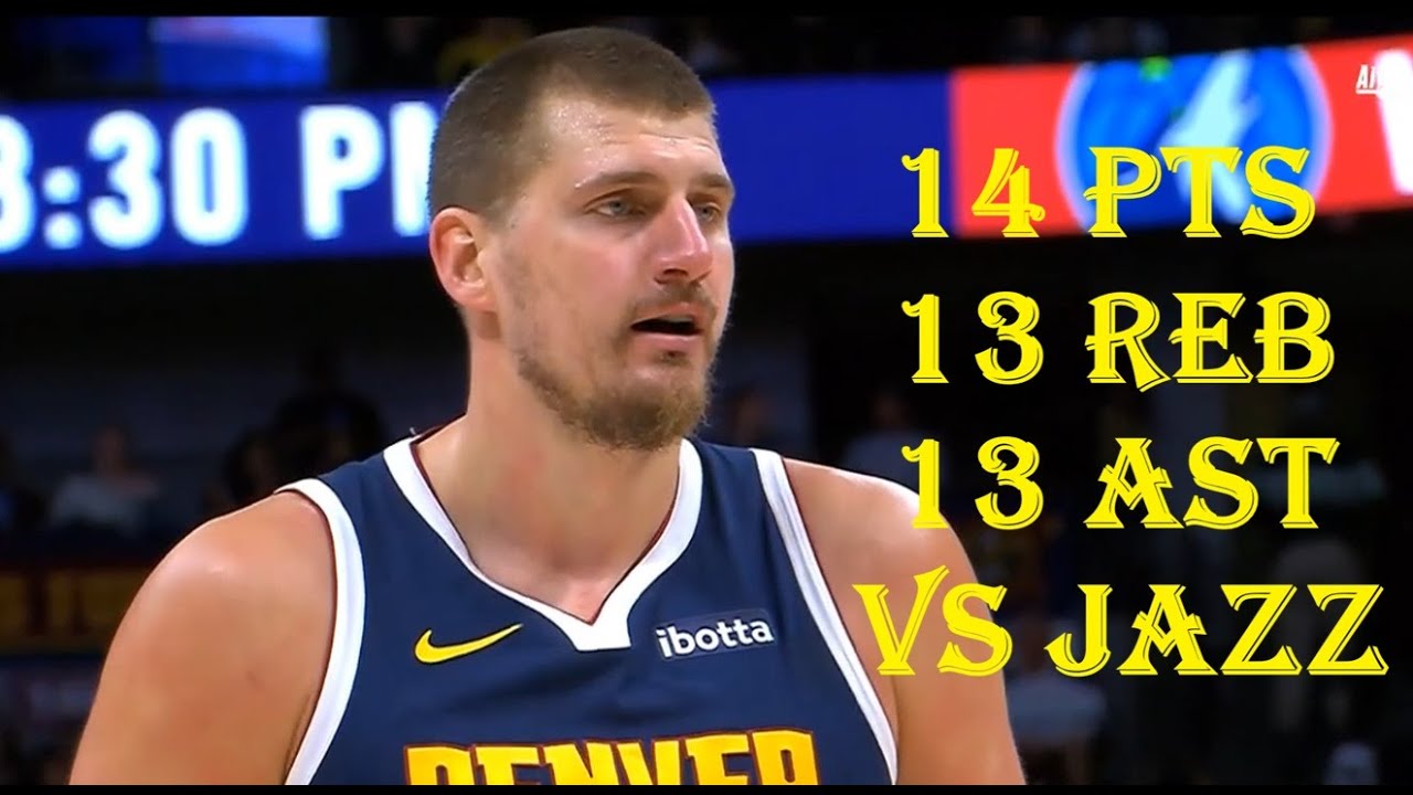 Nikola Jokic 14 Pts 13 Reb 13 Ast Utah Jazz vs Denver Nuggets HIGHLIGHTS