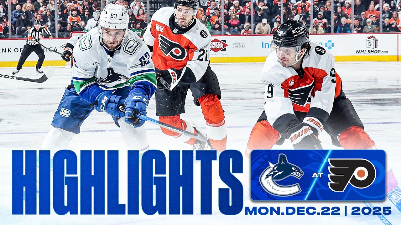 Game in 10 | Vancouver Canucks at Philadelphia Flyers Highlights (Dec 22, 2025)