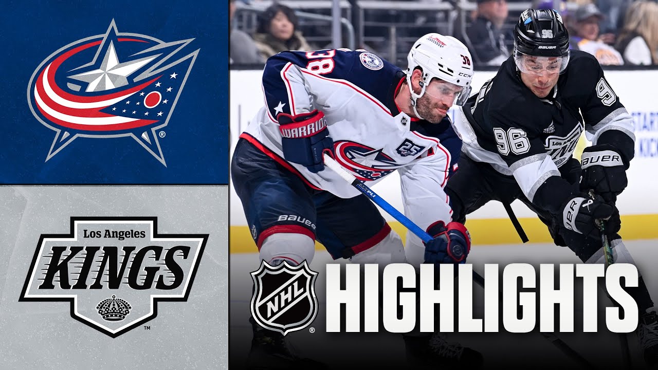 Blue Jackets vs. Kings | NHL Highlights | December 22, 2025