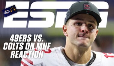 49ers vs. Colts Reaction 🍿 Purdy throws 5 TDs as San Fran eyes 1 seed | SC with SVP