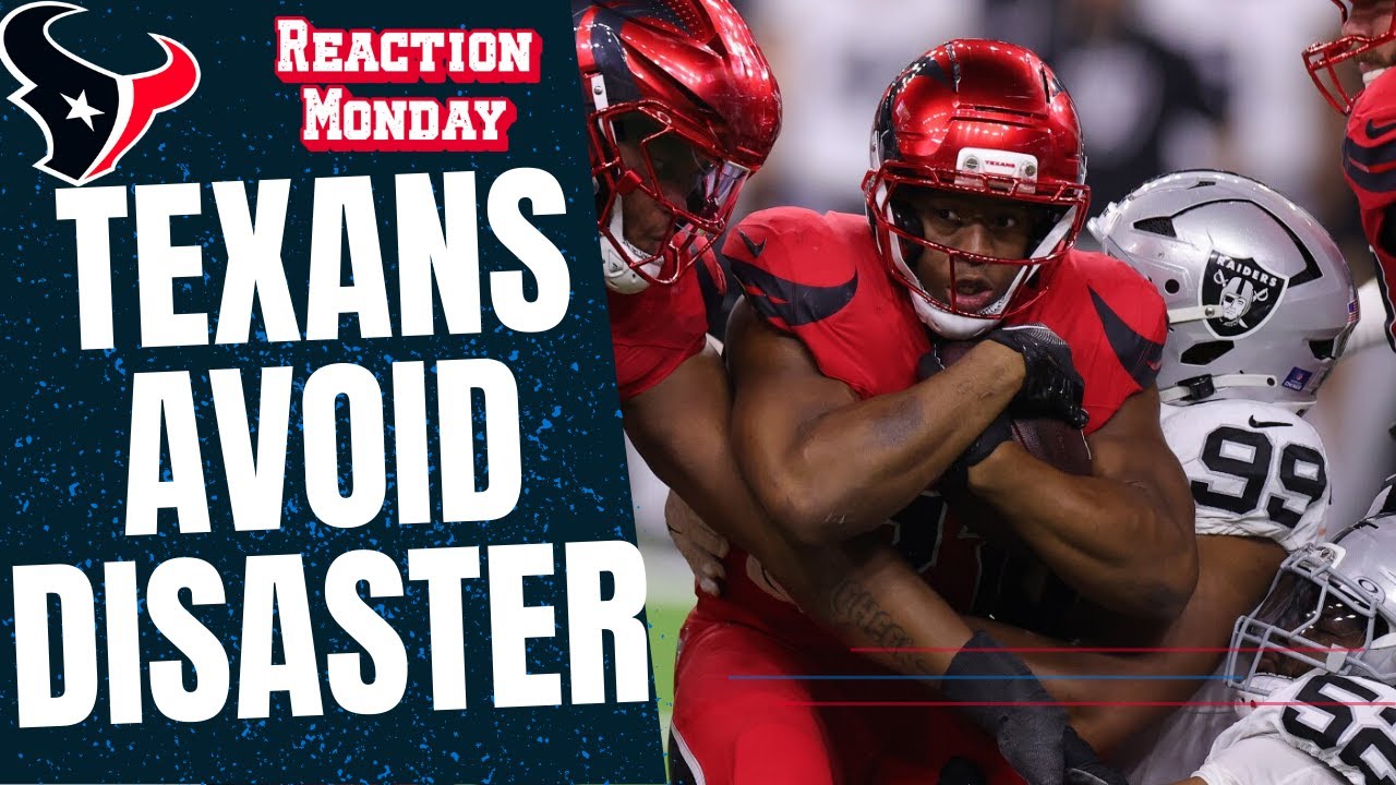 The Houston Texans Avoided a MAJOR Disappointment