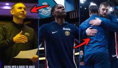 Denver Nuggets Locker Room Celebration After Nikola Jokic Makes TRIPLE-DOUBLE Against Utah Jazz!