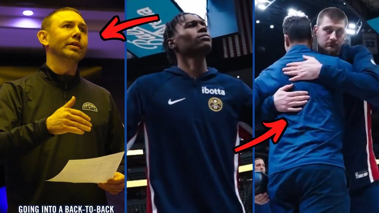 Denver Nuggets Locker Room Celebration After Nikola Jokic Makes TRIPLE-DOUBLE Against Utah Jazz!