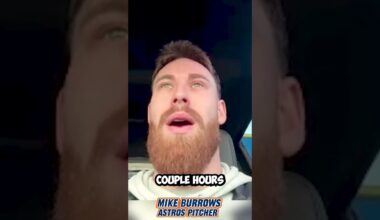 Mike Burrows Was At The Barber When He Got Traded To The Astros