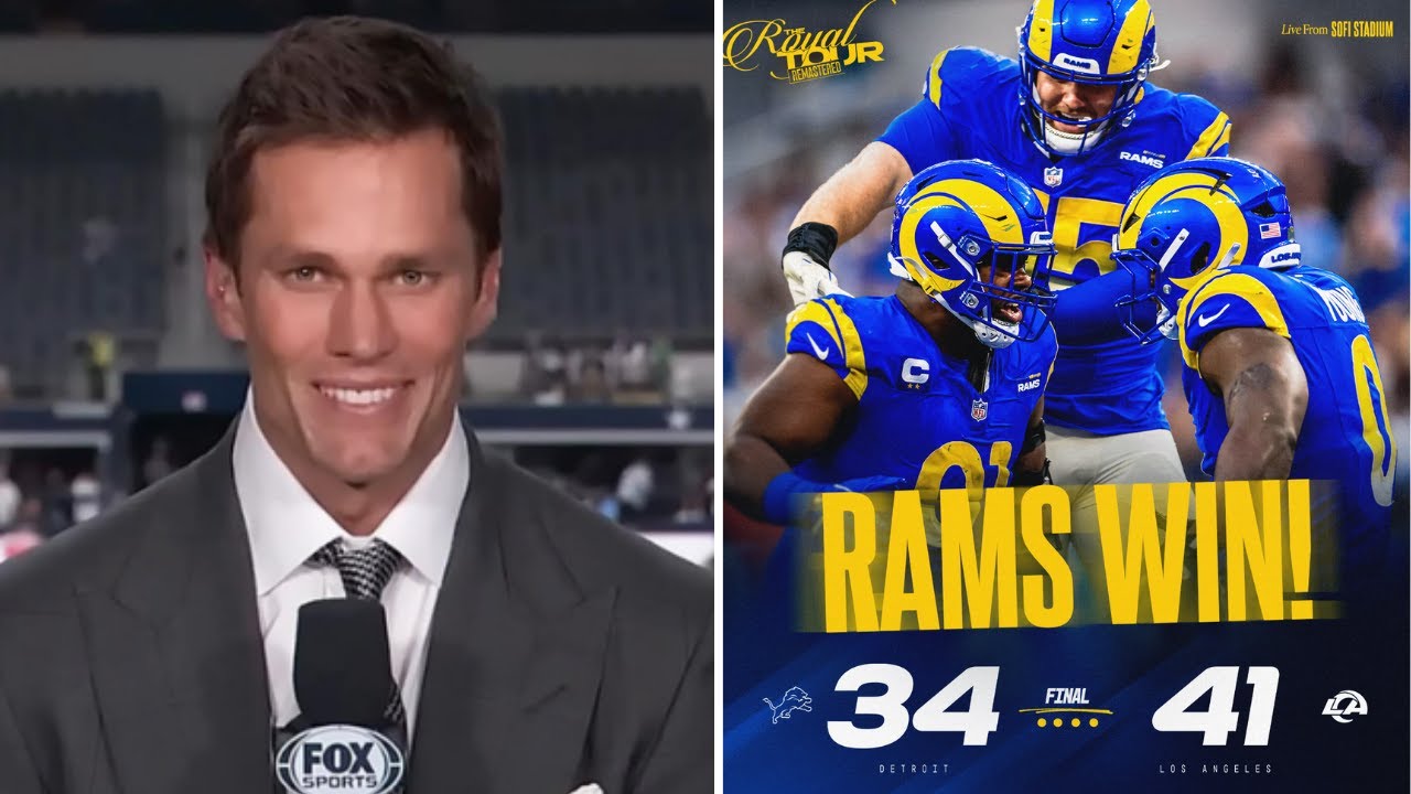 "Rams are best team in NFL" - Tom Brady on Stafford torments Lions playoff odds, outslugs Goff 41-34