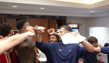 James Borrego postgame locker room speech after win vs. Dallas Mavericks