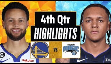 Golden State Warriors vs Orlando Magic Full Game Highlights 4th Qtr | Dec 22 | 2025 NBA Highlights