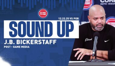 Post-Game Press Conference: J.B. Bickerstaff | Pistons vs. Trailblazers | 12.22.2025