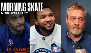 New York Islanders Morning Skate Availability | NYI vs NJD
