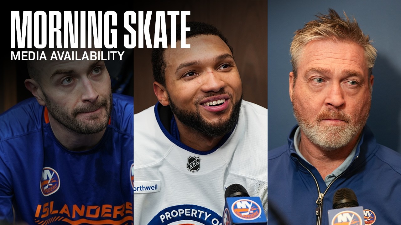 New York Islanders Morning Skate Availability | NYI vs NJD