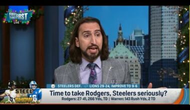 FIRST THINGS FIRST | Nick Wright IMPRESSED, But Pittsburgh Steelers Will Get BLOWN OUT In Playoffs