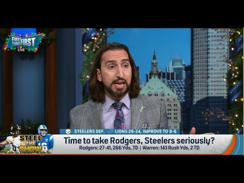 FIRST THINGS FIRST | Nick Wright IMPRESSED, But Pittsburgh Steelers Will Get BLOWN OUT In Playoffs