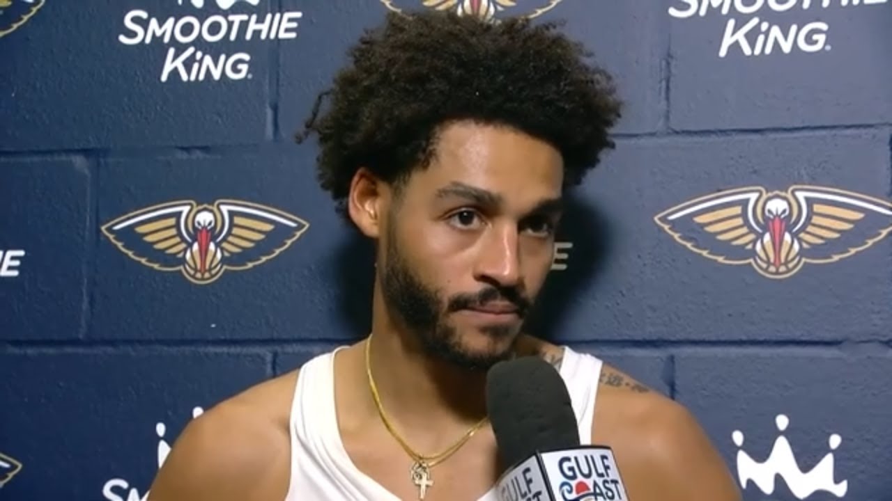 Jordan Poole on crowd energy, Derik Queen | Pelicans-Mavericks Postgame Interview 12/22/25