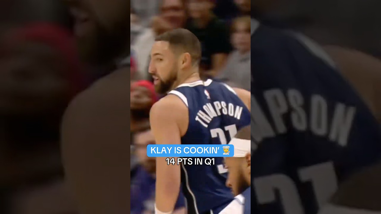 14 points in 12 minutes for Cap🫡 #dallasmavericks #klaythompson #nba