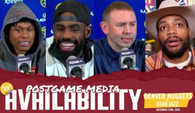 ALL Denver Nuggets Postgame Media vs. UTA🎙️