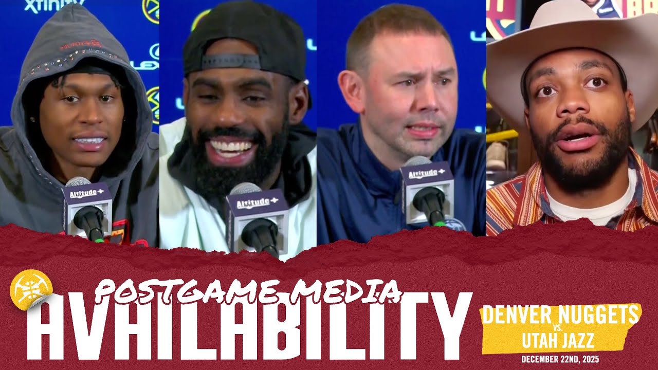 ALL Denver Nuggets Postgame Media vs. UTA🎙️
