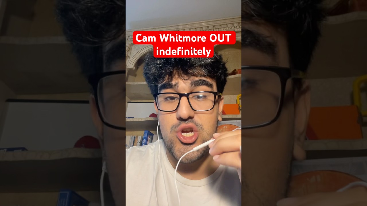 Wizards F Cam Whitmore OUT indefinitely