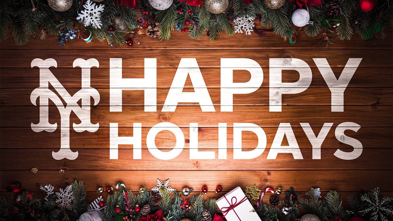 Happy Holidays from the New York Mets!