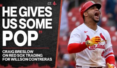 Craig Breslow Breaks Down Red Sox Trading For Willson Contreras | Full Press Conference