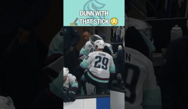 He's DUNN with that stick 😳🏒