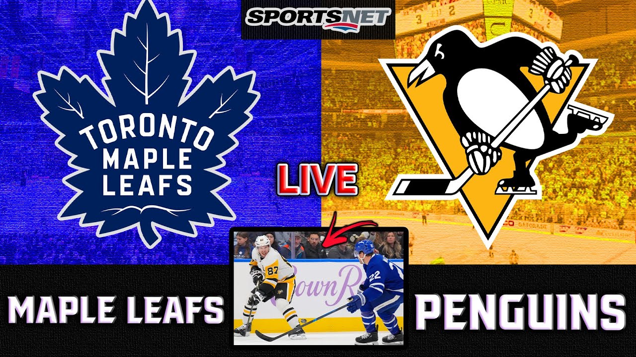 Toronto Maple Leafs vs. Pittsburgh Penguins Live Stream Stats, Play-By-Play & Highlights