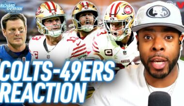 Colts–49ers REACTION: Purdy drops 5 TDs as 49ers dominate Philip Rivers on MNF | Richard Sherman NFL