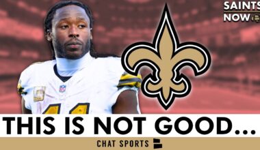 New Orleans Saints News Is NOT GOOD For Alvin Kamara + MORE Saints Injury Updates